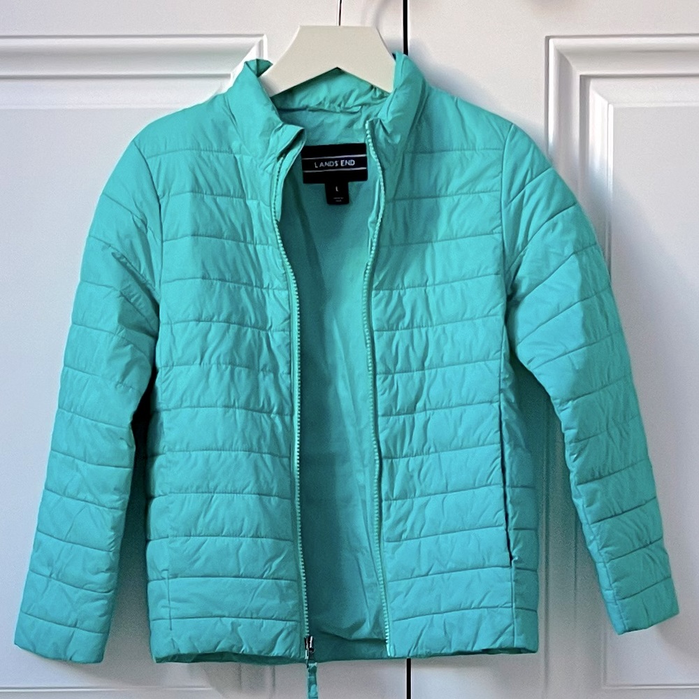 Lands’End ThermoPlume Packable Jacket EUC